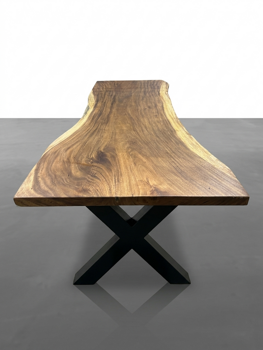 Saman Live-Edge Conference Table — 9 ft, Slab No. 20